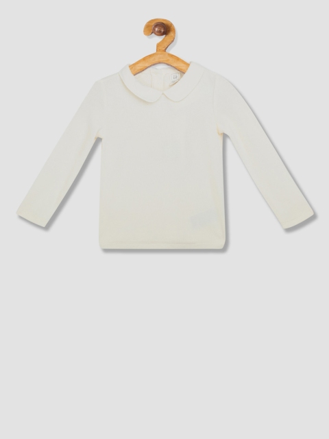 

GAP Girls White Solid Top