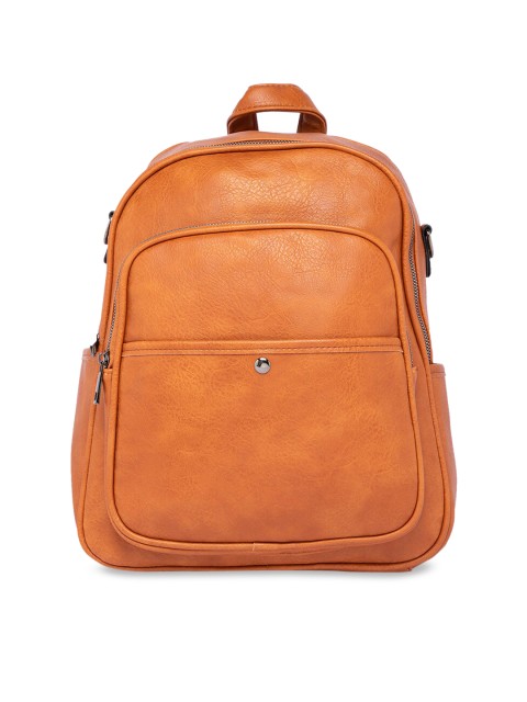 

Satchel Bags Women Brown Solid Backpack