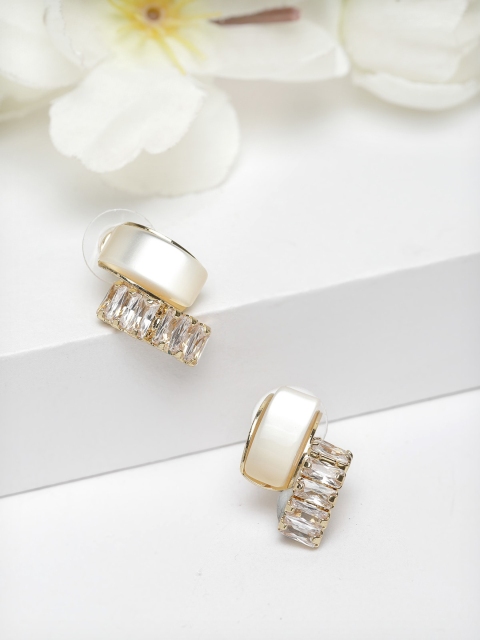 

AVANT-GARDE PARIS Gold-Plated & Silver-Toned Contemporary Studs
