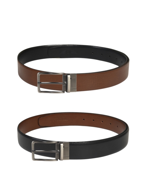 

CHRISTOPOLO Men Black & Brown Solid Belt