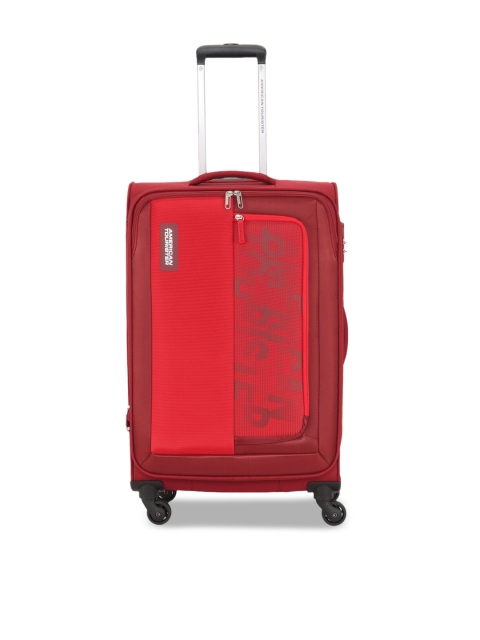 

AMERICAN TOURISTER Red Solid Medium Trolley Suitcase