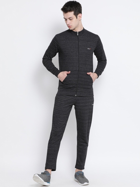 

Genx Men Black Striped Track Suit