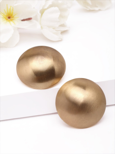 

AVANT-GARDE PARIS Gold-Plated Circular Studs