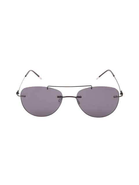 

MARC LOUIS Unisex Grey UV Protected Oval Sunglasses NS-S6046 C2 SG
