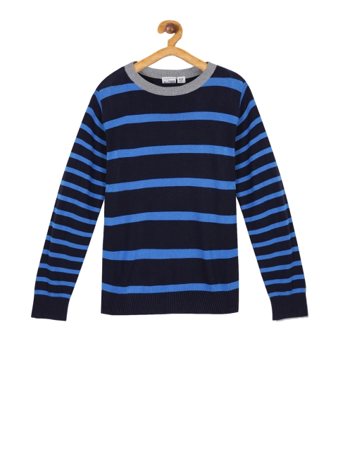 

The Childrens Place Boys Blue Striped Pullover