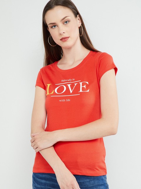 

max Women Red Printed Top