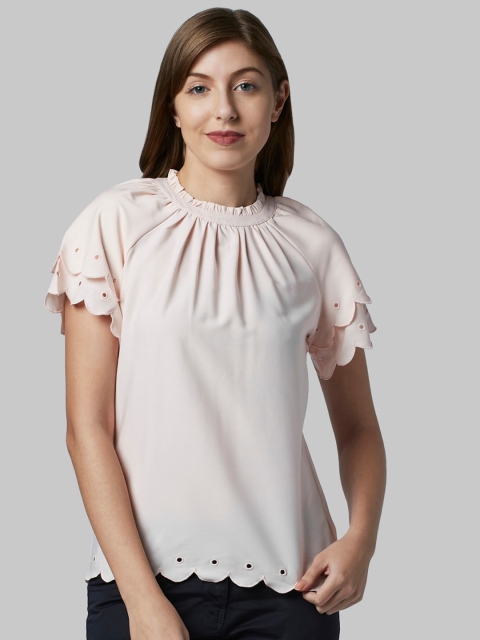 

Park Avenue Woman Pink Solid Top