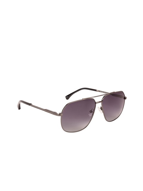 

Voyage Unisex Grey Polarised & UV Protected Lens Aviator Sunglasses NS-S6032MG3516
