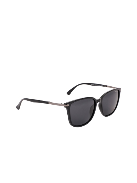 

MARC LOUIS Grey & Black Polarized Square Sunglasses-MLPP98855C6SG