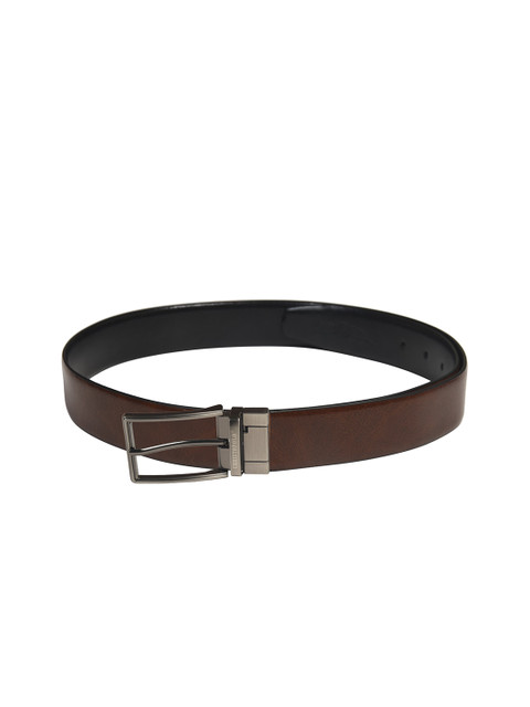 

CHRISTOPOLO Men Black & Brown Solid Belt