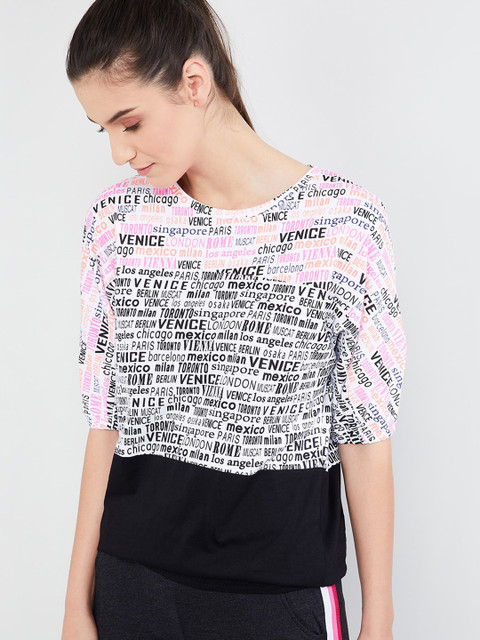 

max Women White Printed Top