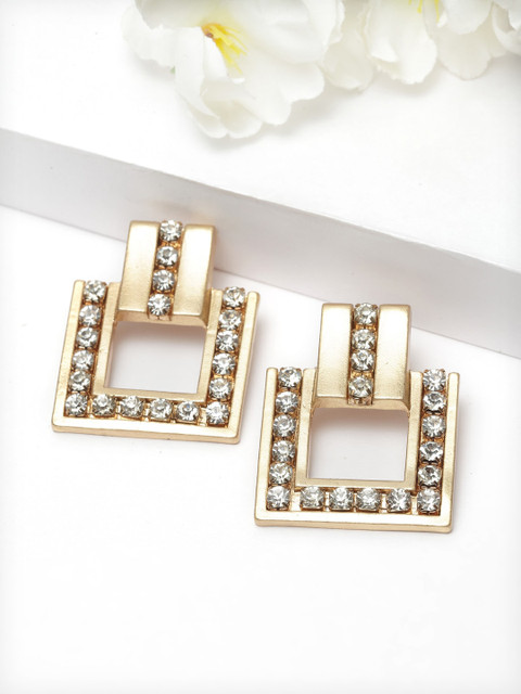 

AVANT-GARDE PARIS Gold-Toned Contemporary Studs