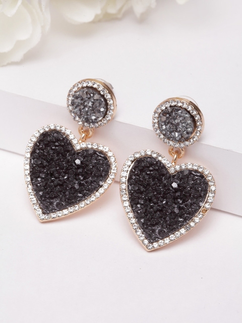 

AVANT-GARDE PARIS Black Contemporary Drop Earrings