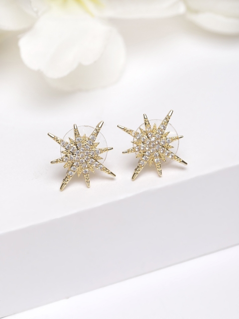 

AVANT-GARDE PARIS Gold-Plated Contemporary Studs