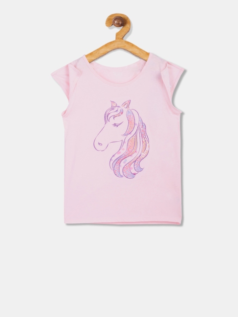 

The Childrens Place Girls Pink Printed Top