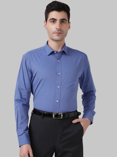 

Park Avenue Men Blue Regular Fit Solid Casual Shirt