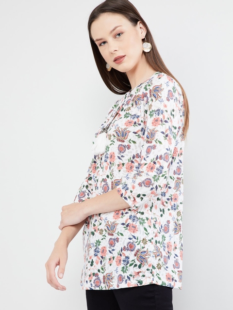 

max Women Multicolored Floral Printed Top, Multi