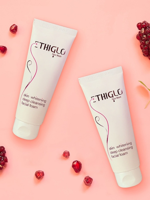 

ETHIGLO Unisex Pack of 3 Skin Whitening Foam Face Wash 210 ml, White