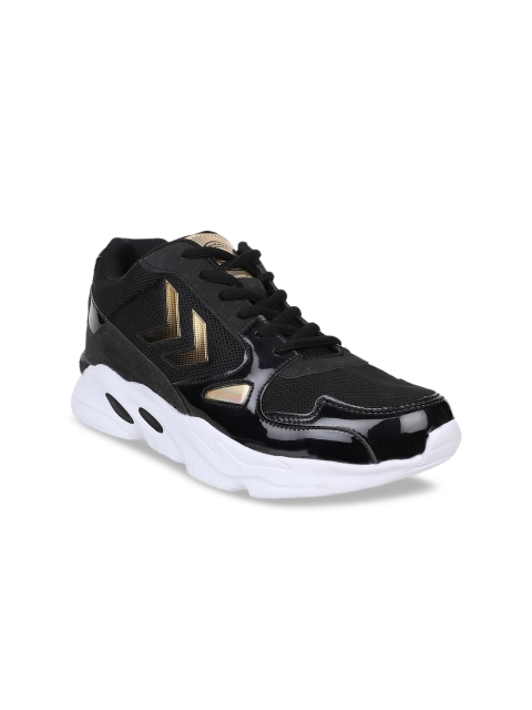 

hummel Women Black Textured Sneakers