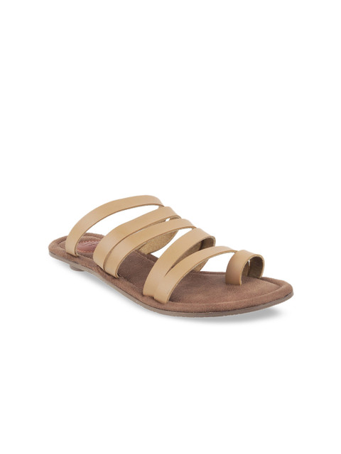 

Catwalk Women Beige Solid One Toe Flats