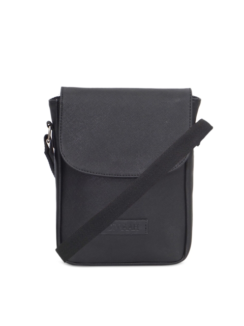 

Diwaah Unisex Black Solid Sling Bag