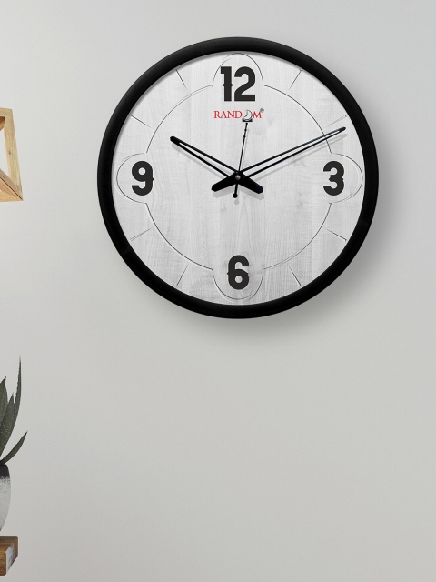 

RANDOM Black & Grey Printed 30.48 cm Analogue Wall Clock