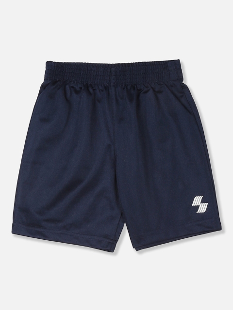 

The Childrens Place Boys Navy Blue Solid Regular Fit Sports Shorts
