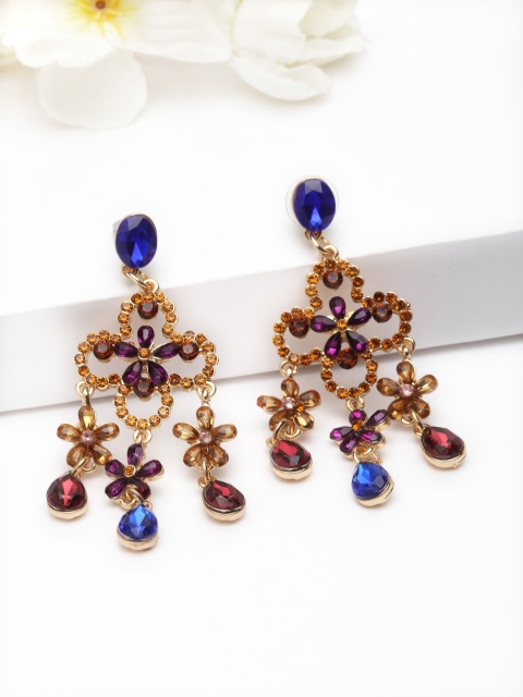 

AVANT-GARDE PARIS Gold-Plated Contemporary Drop Earrings