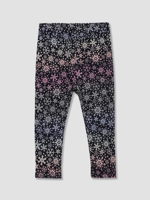 

GAP Girls Black Printed Leggings