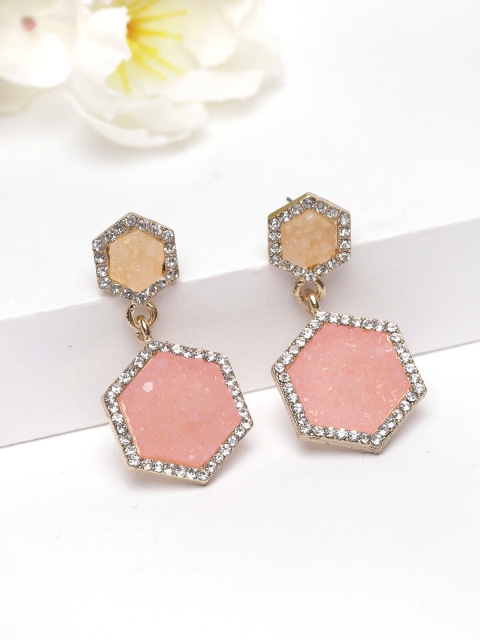 

AVANT-GARDE PARIS Pink Contemporary Drop Earrings