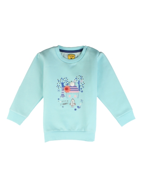 

Lil Lollipop Kids Blue Printed Sweatshirt