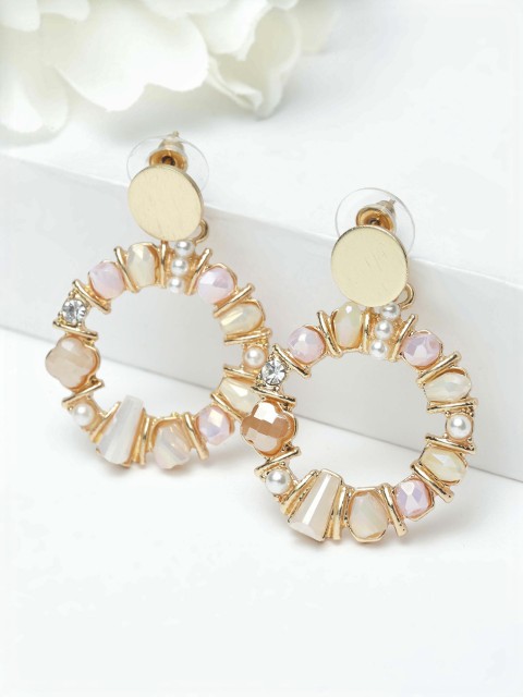 

AVANT-GARDE PARIS Gold-Toned Circular Hoop Earrings