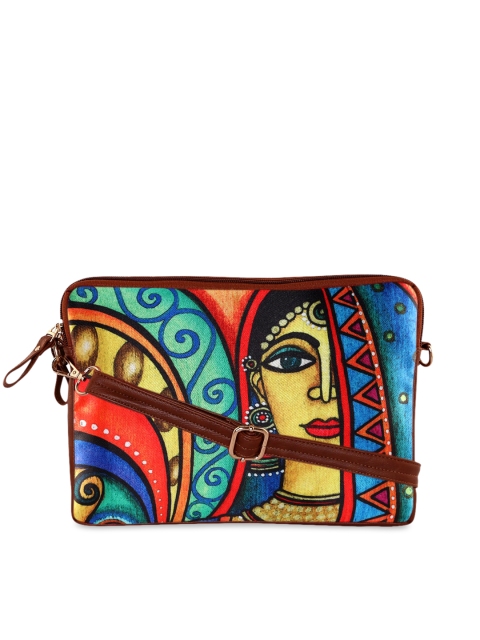

All Things Sundar Women Multicoloured Printed Messenger Bag, Multi