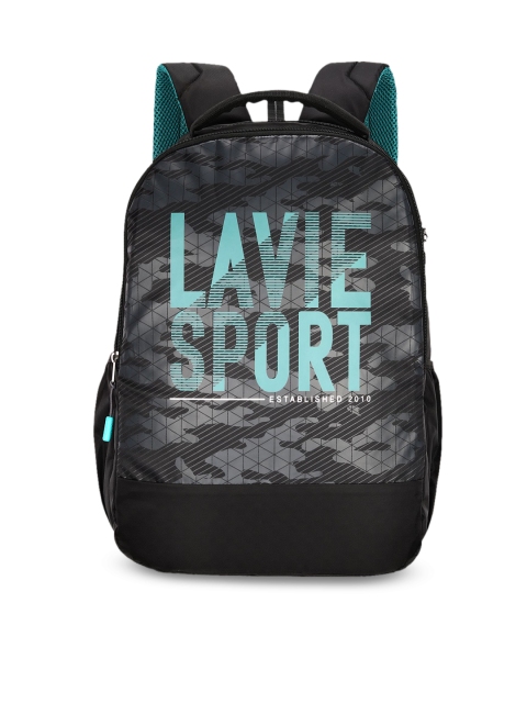

Lavie Sport Unisex Black Camouflage Backpack