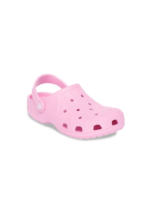 

Crocs Girls Pink Solid Clogs