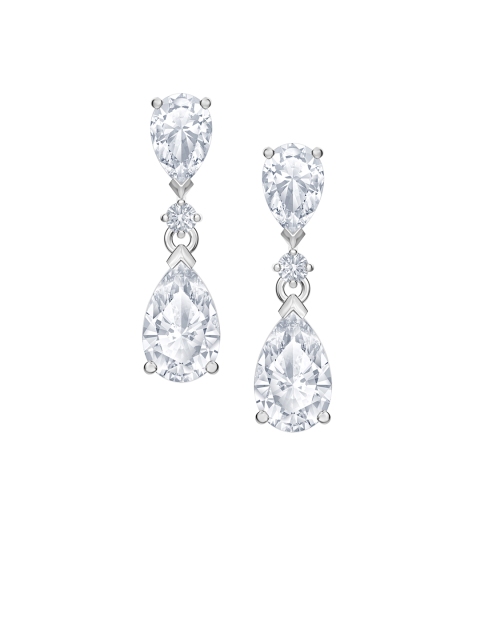 

SWAROVSKI White Rhodium-Plated Drop Earrings