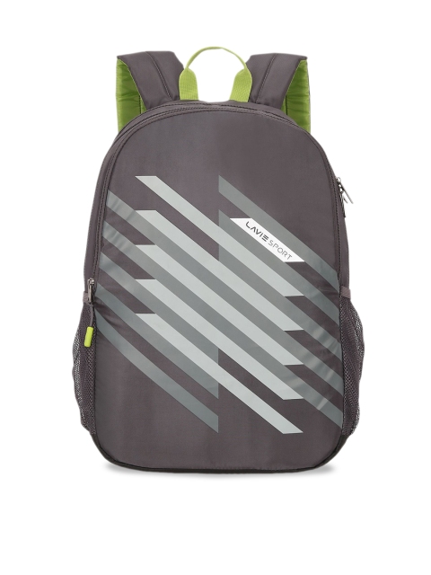 

Lavie Sport Unisex Taupe Striped Backpack