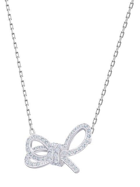 

SWAROVSKI Rhodium-Plated Silver-Toned Lifelong Bow Set