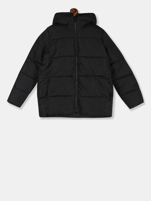 

GAP Boys Black Solid Padded Jacket