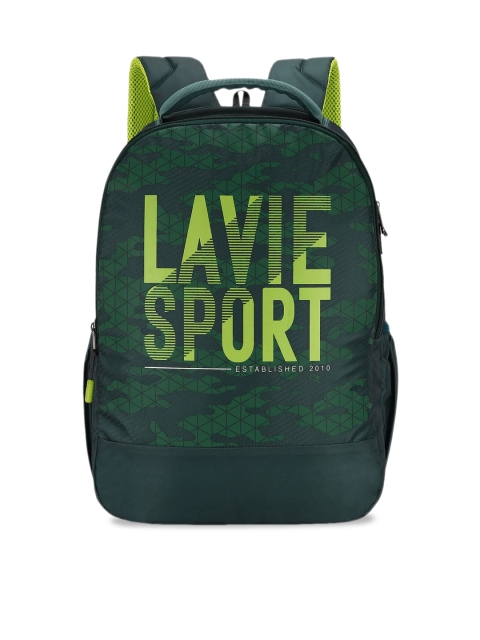 

Lavie Sport Unisex Green Camouflage Backpack