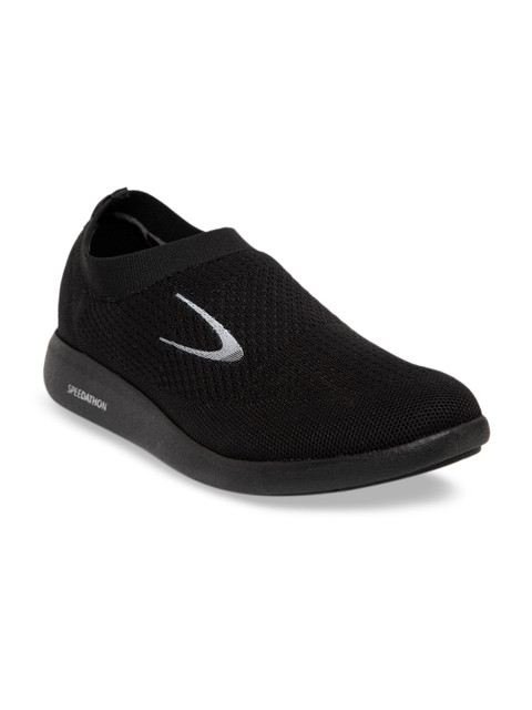 

Duke Men Black Textile Walking Shoes