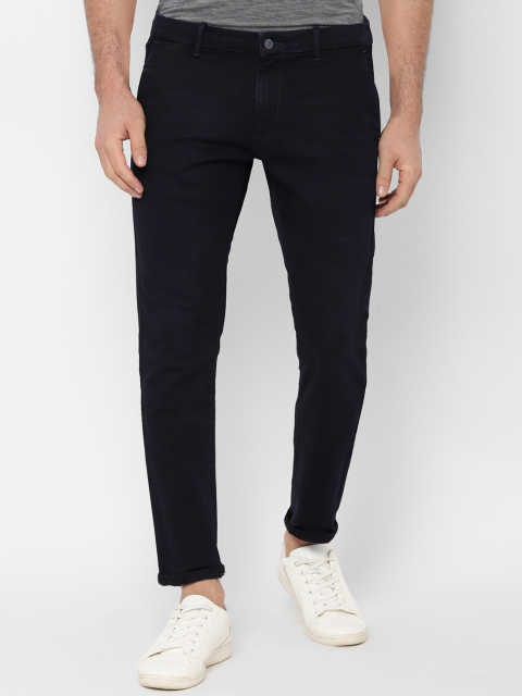 

Allen Solly Men Navy Blue Slim Fit Mid-Rise Clean Look Stretchable Jeans
