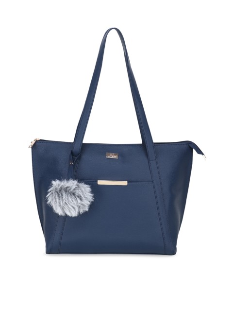 

yelloe Blue Solid Shoulder Bag
