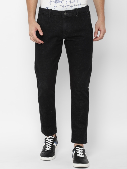 

Allen Solly Men Black Slim Fit Mid-Rise Clean Look Stretchable Jeans