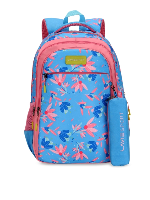 

Lavie Sport Unisex Blue & Pink Backpack