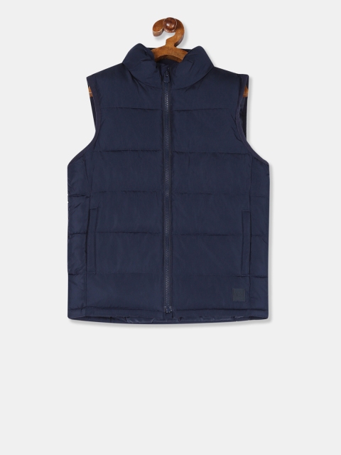 

GAP Boys Blue Solid Padded Jacket