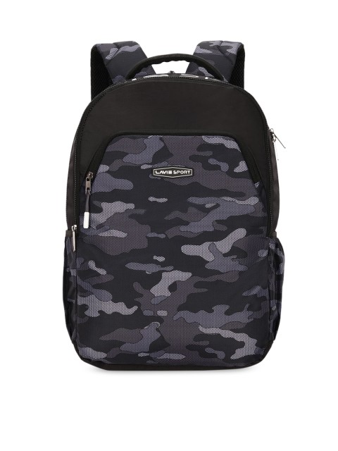 

Lavie Sport Unisex Black Camouflage Backpack