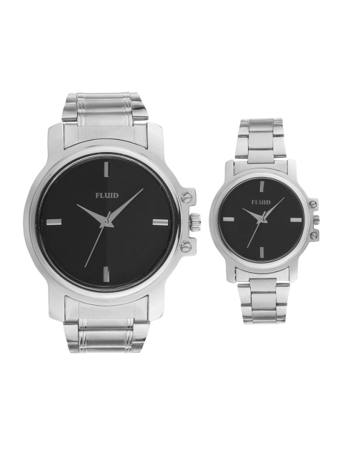 

FLUID Black His & Her Analogue Watch Gift Set FL-759PR-BK01