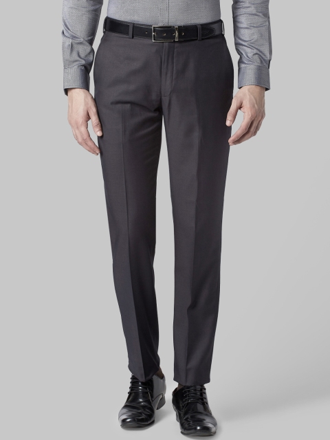 

Park Avenue Men Black Regular Fit Solid Formal Trousers