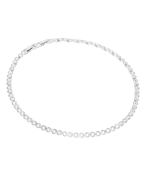 

SWAROVSKI Rhodium-Plated Silver-Toned & White Crystal Studded Jewellery Set